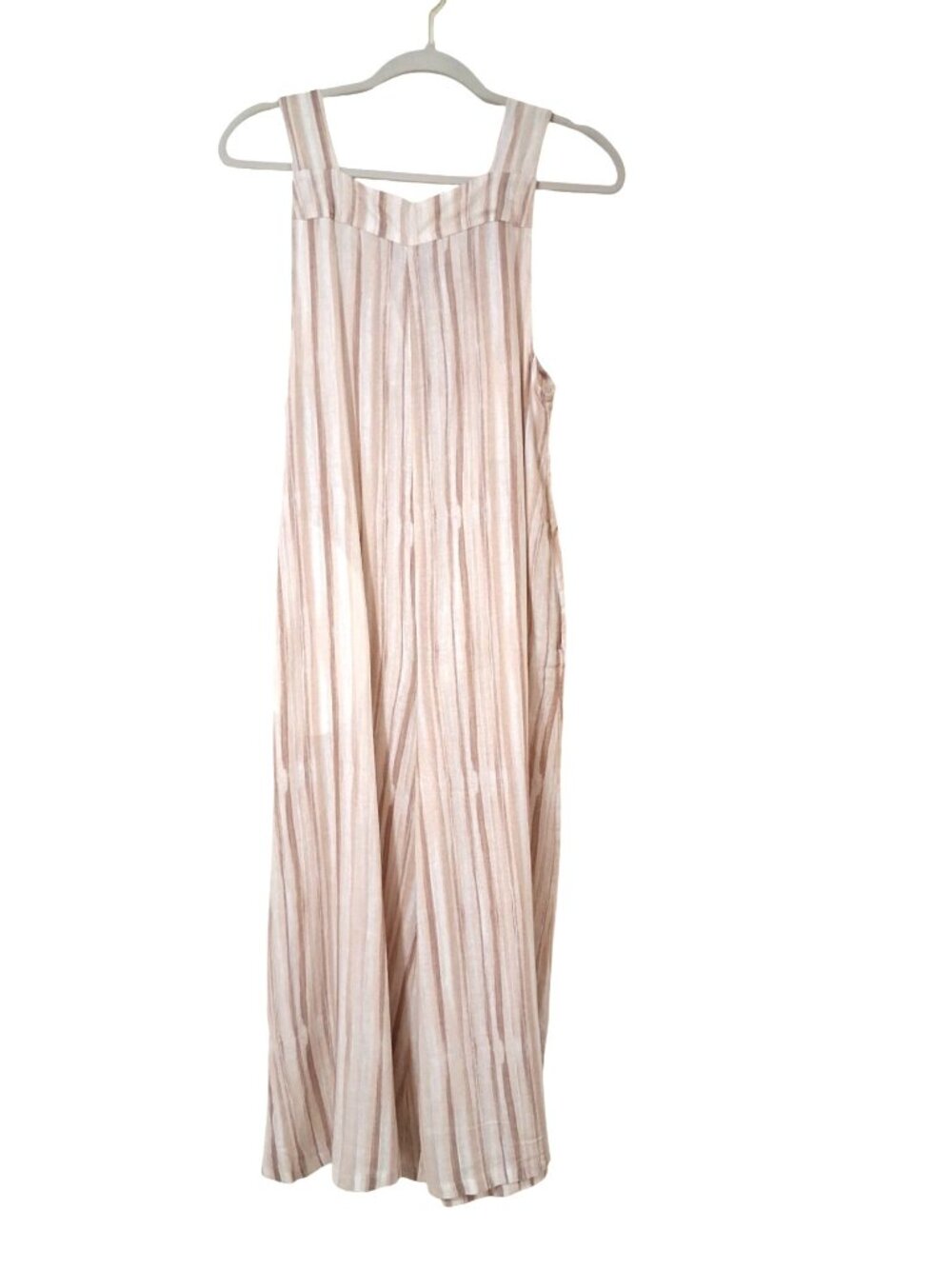 Calypso St. Barth Striped Linen Blend Tie-Back Jumpsuit Size Small NWT Cover Up